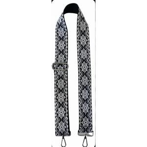 NEW AHDORNED adjustable strap medallion embroidered in black/grey